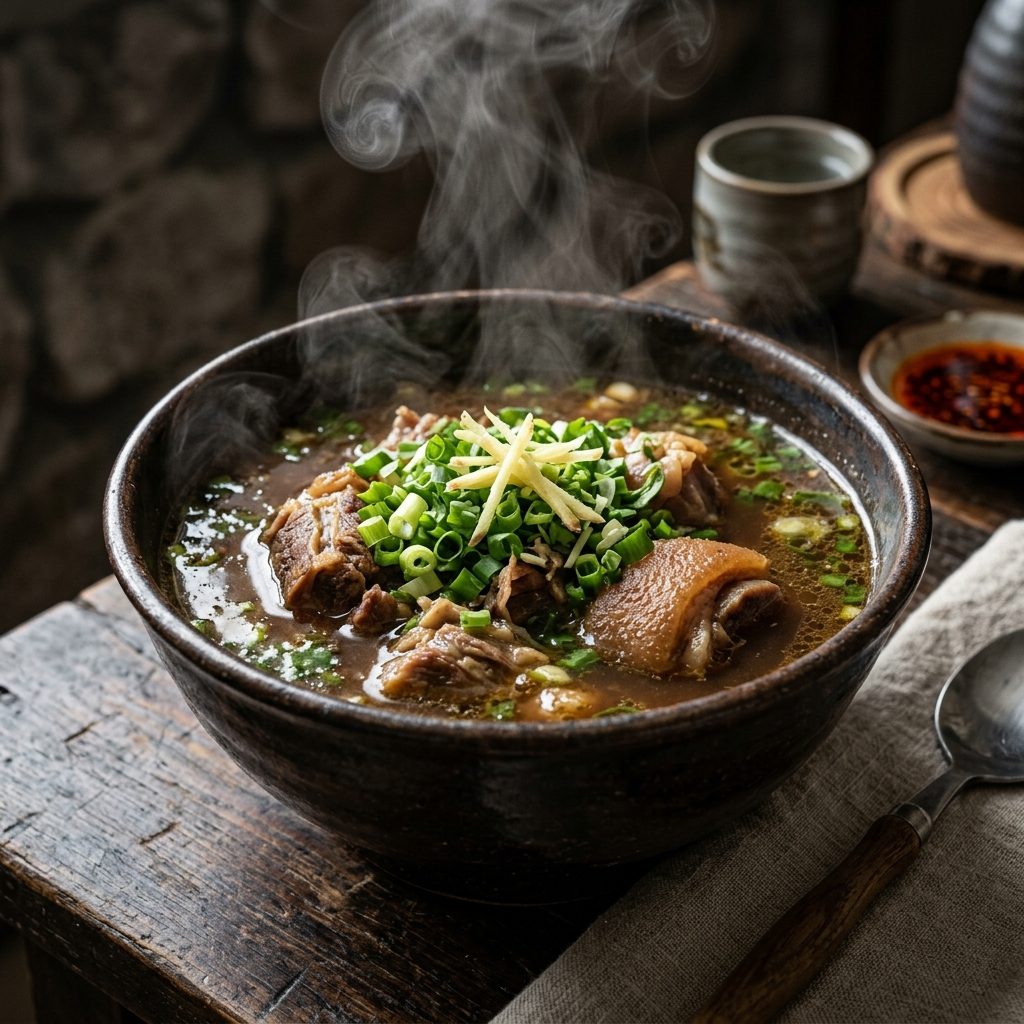 奄美の伝統を味わう。「山羊汁」の野生と黒糖焼酎が共鳴する、力強いマリアージュ