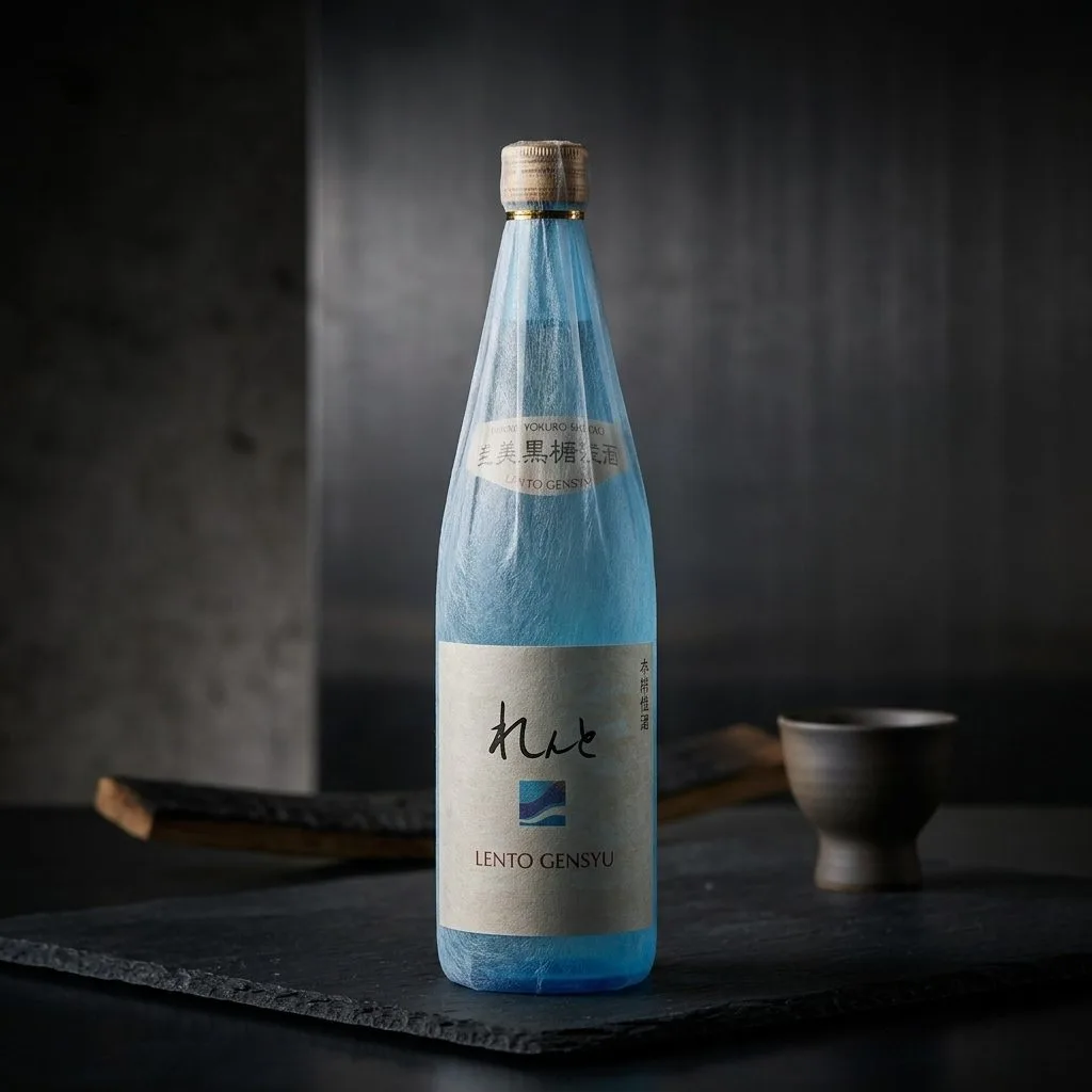 れんと原酒のグラスサーブ