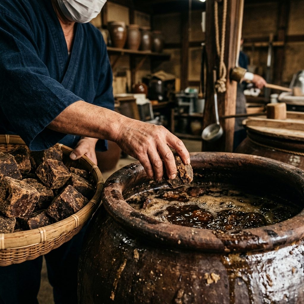竿田酒造 | 沖永良部島、伝統の「手仕事」を守り抜く。素材の息吹を感じる力強き醸造蔵